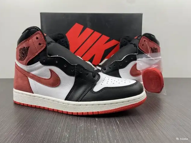 Rep TBK Air Jordan OG Retro 'Track High Red' 1 555088-112 0416